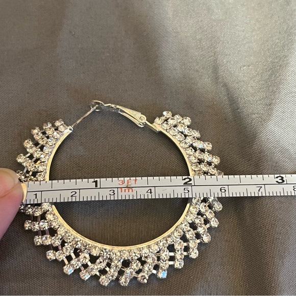 Prom/Special Occasion Earrings, Rhinestone - Picture 7 of 10